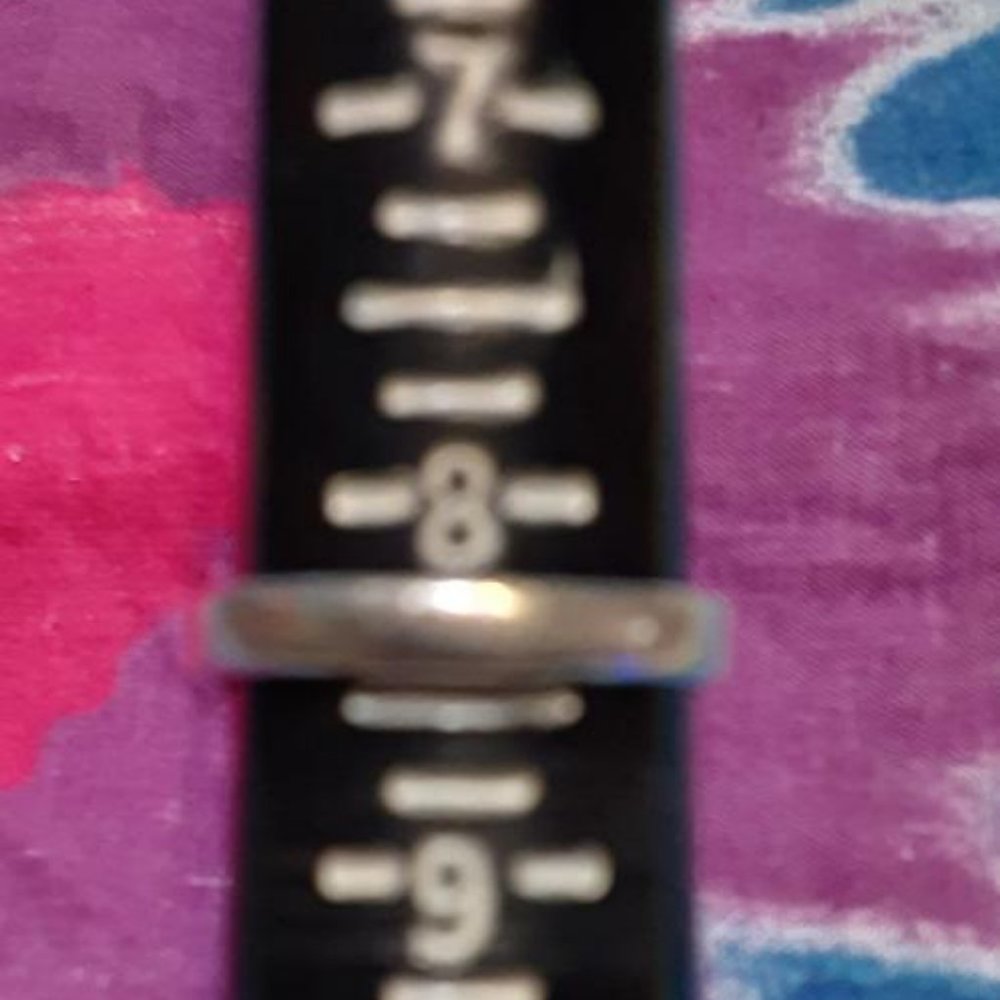 Vintage Navajo Turquoise & Coral Ring - Picture 5 of 6